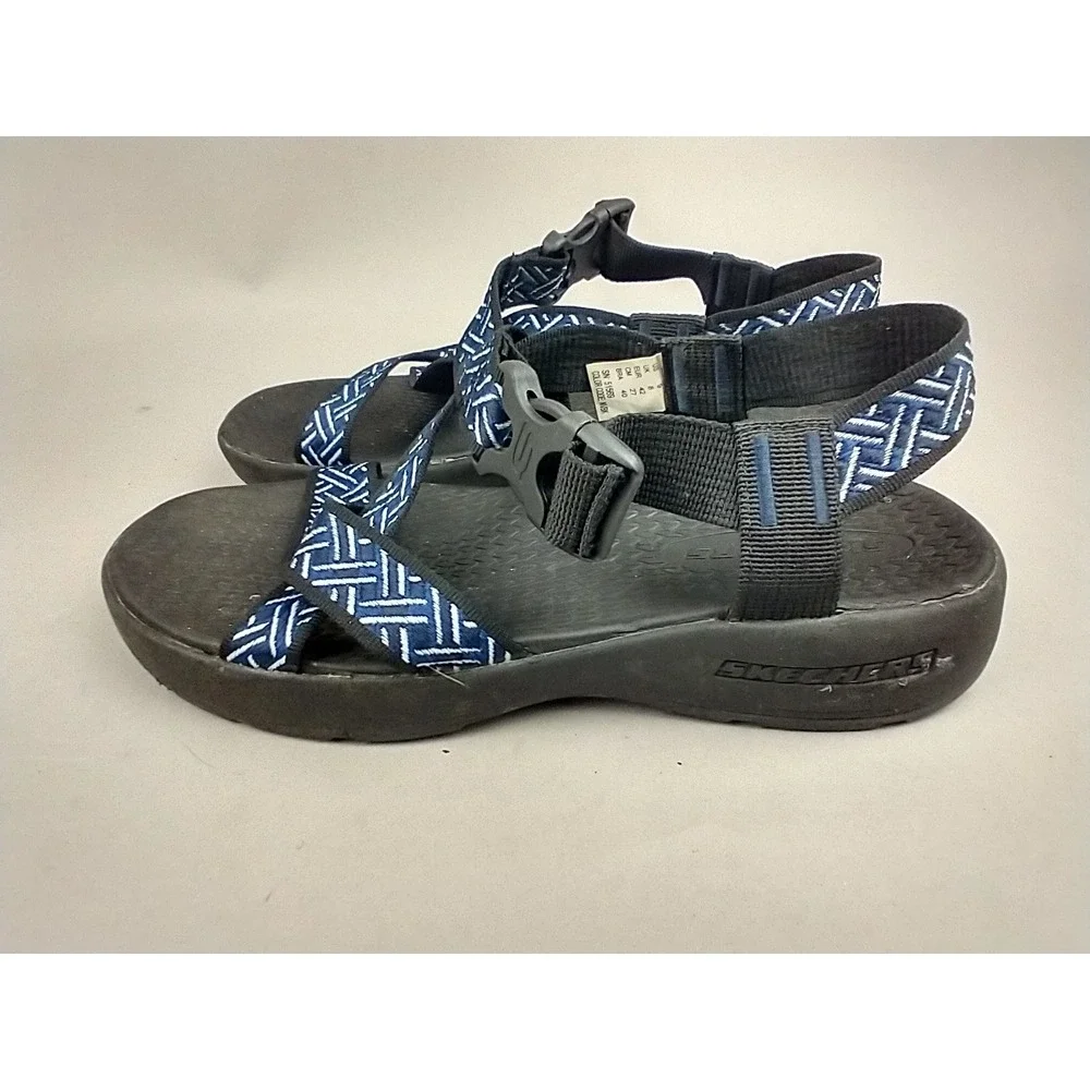 Skechers On the GO 400 Mens Sport Sandals Navy Blue Geometric SN‎ 51569 Size 9
